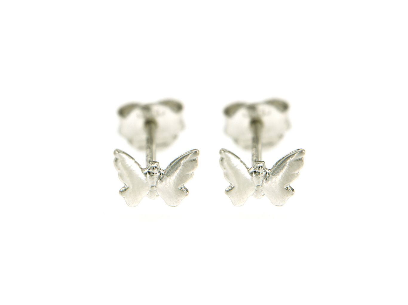 Ohrringe mit Schmetterling Silber 925 rhodiniert