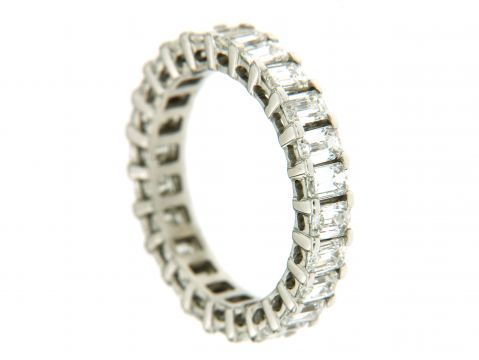 Alliance Ring Weissgold 750 mit Diamanten 3.60 Karat Farbe G Karheit VS