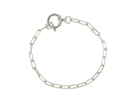 Bracciale argento 925 rodiato