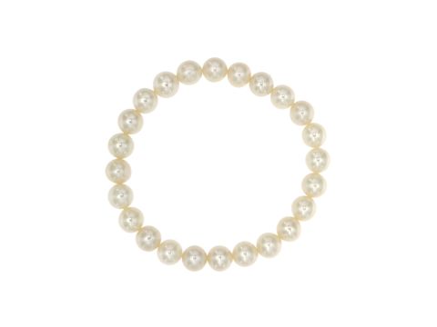 Bracciale in perle coltivate in acqua dolce su elastico