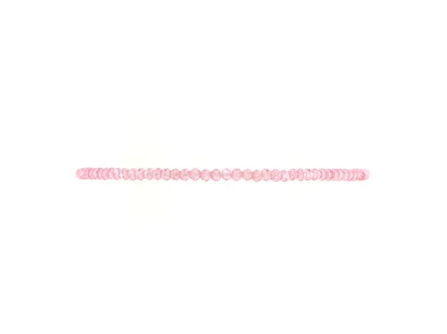 Armband mit natürlichen Zirkonen und Silberteil 925 auf Gummizug